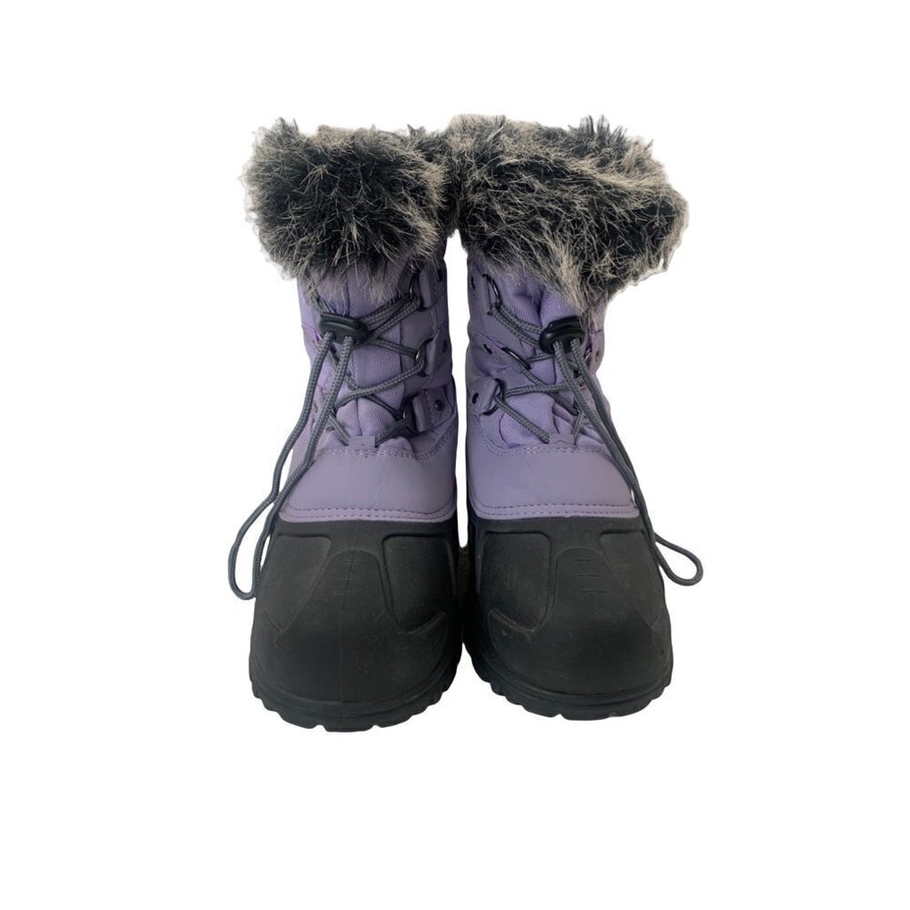 Girls Purple Snow Boots - Picture 2 of 6